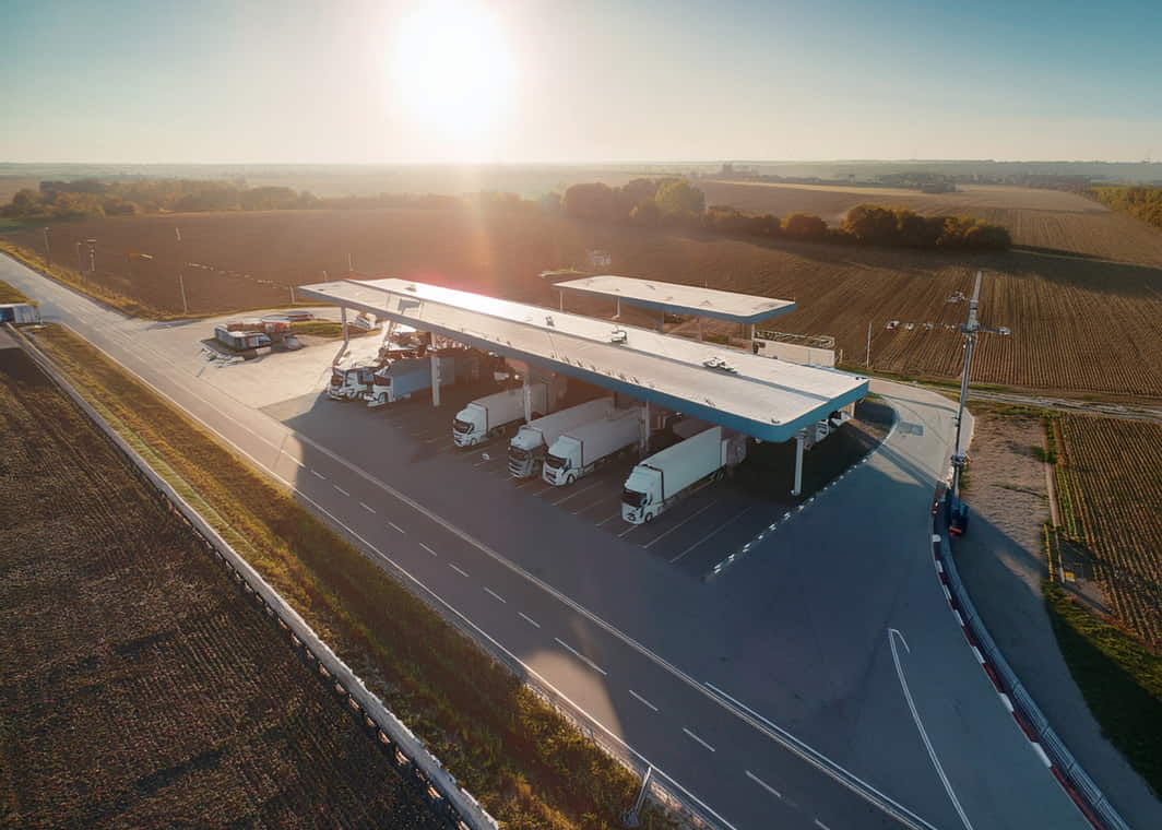 Eine von vielen Tankstellen, an denen diese LKW-Tankkarte akzeptiert wird