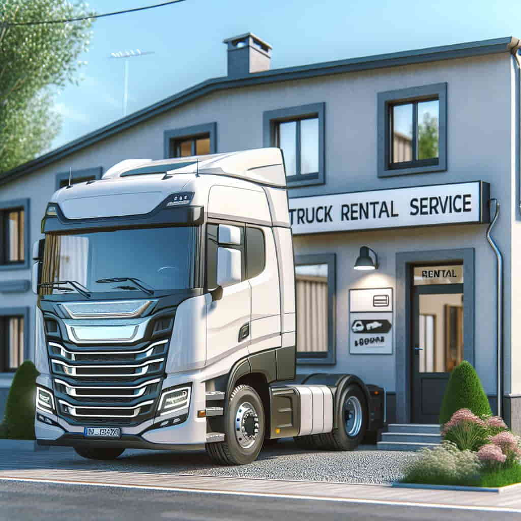 Bild eines LKW-Mietservice