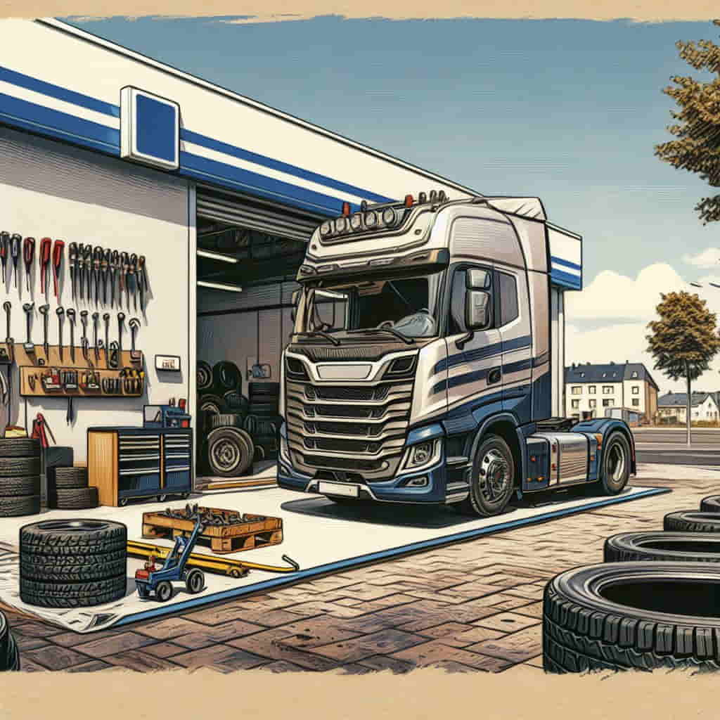 Bild eines Reifenservice