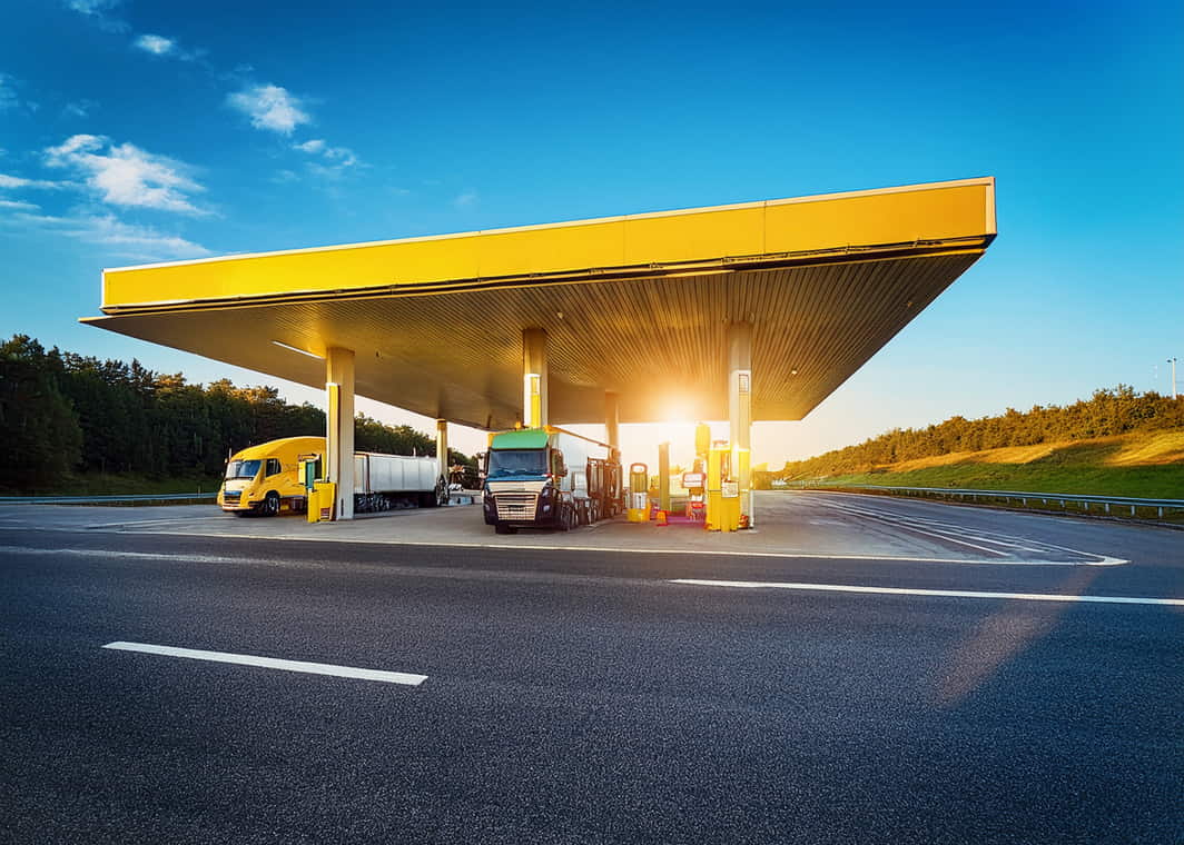 Eine von vielen Tankstellen, an denen diese LKW-Tankkarte akzeptiert wird