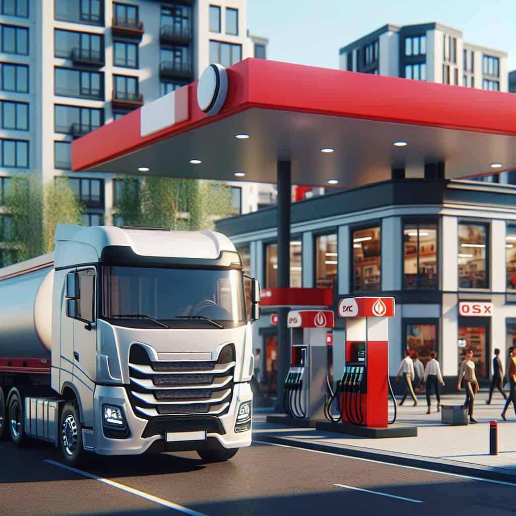 Eine von vielen Tankstellen, an denen diese LKW-Tankkarte akzeptiert wird